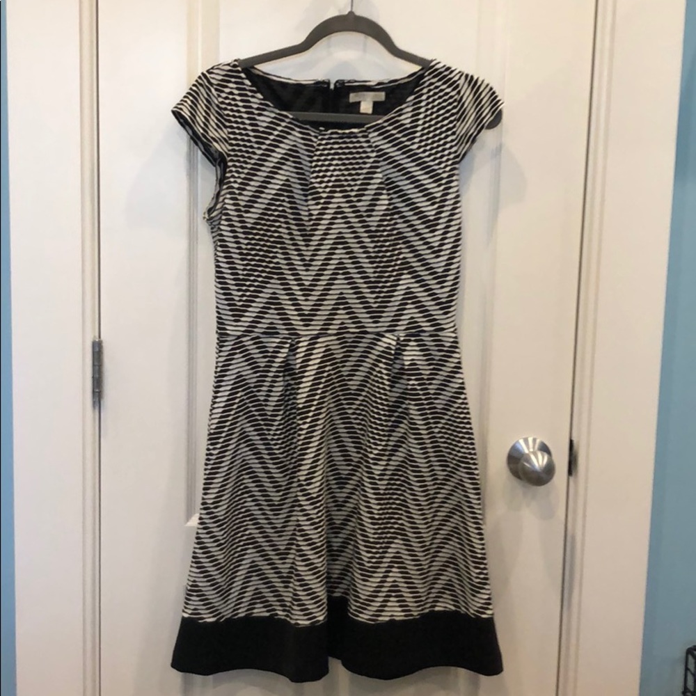 Black and white dress